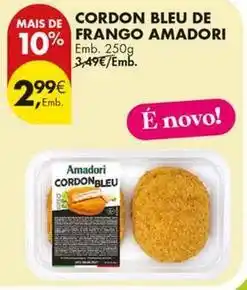 Pingo Doce Amadori - cordon bleu de frango promoção