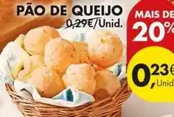 Pingo Doce Pão de queijo promoção