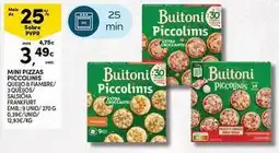 Continente Bom dia Buitoni - mini pizzas piccolinis ou gustony promoção