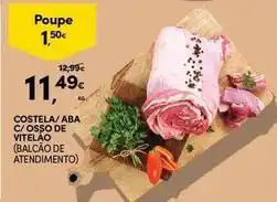 Continente Bom dia Costela/aba c/osso de vitela promoção