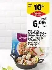 Continente Bom dia Continente - mistura p/ caldeirada lula/ ameijoa promoção