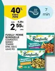 Continente Bom dia Bonduelle - fusilli/penne promoção