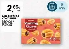Continente Bom dia Mini - churros continente promoção