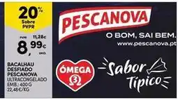 Continente Bom dia Pescanova - bacalhau desfiado promoção