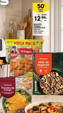 Continente Bom dia Iglo - nuggets frango corporal promoção