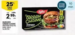 Continente Bom dia Iglo - burgers green cuisine protein vegetal promoção