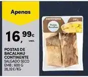 Continente Bom dia Continente - postas de bacalhau promoção