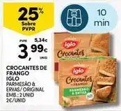 Continente Bom dia Iglo - crocantes de frango promoção