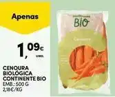 Continente Bom dia Continente bio - cenoura biológica promoção