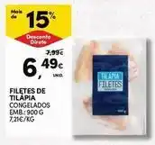 Continente Bom dia Filetes de tilapia promoção