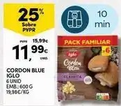 Continente Bom dia Iglo - cordon blue promoção