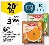 Continente Bom dia Iglo - creme promoção
