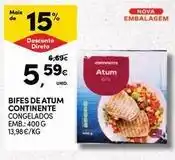 Continente Bom dia Continente - bifes de atum promoção