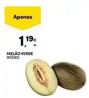 Continente Bom dia Melão verde inteiro promoção
