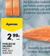 Continente Bom dia Aqui é fresco - porção de salmao promoção
