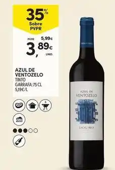 Continente Bom dia Azul de ventozelo tinto promoção