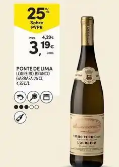 Continente Bom dia Lima - ponte de lima loureiro, branco promoção