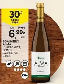 Continente Bom dia Soalheiro - alma loureiro, verde, branco garrafa promoção