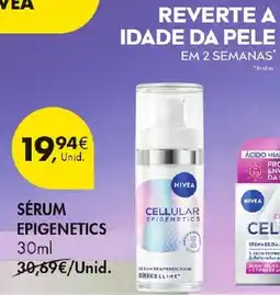 Pingo Doce Nivea sérum epigenetics promoção