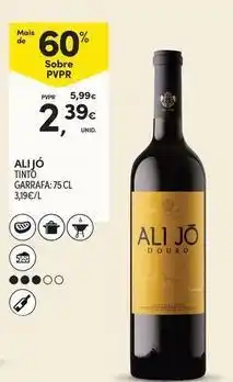 Continente Bom dia Ali io tinto promoção