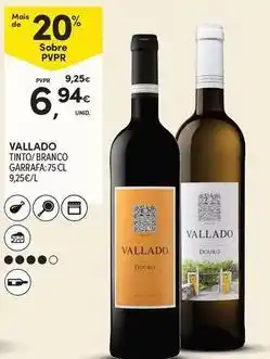 Continente Bom dia Vallado - tinto branco garrafa promoção