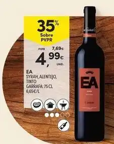 Continente Bom dia Ea - syrah, alentejo, tinto garrafa promoção