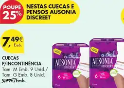 Pingo Doce Cuecas p/incontinencia promoção