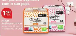 Pingo Doce Pensos higiénicos cotton algodão orgânico promoção