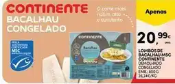 Continente Bom dia Continente - lombos de bacalhau msc promoção