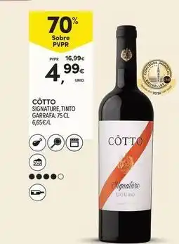 Continente Bom dia Signature, tinto promoção