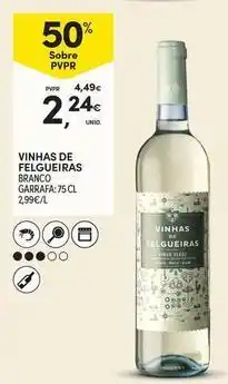 Continente Bom dia Felgueiras - vinhas de branco promoção