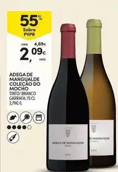 Continente Bom dia Adega de monção - adega de mangulade colecao do mocho tinto/braico garrafa promoção