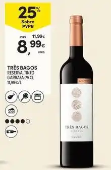 Continente Bom dia Reserva tinto garrafa promoção