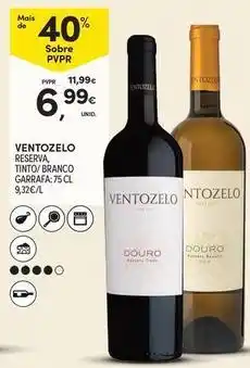 Continente Bom dia Reserva, tinto/bbanco garrafa promoção