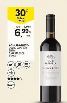 Continente Bom dia Vale d. maria dougo superior, tinto promoção