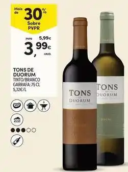 Continente Bom dia Tinto/branco garrafa promoção