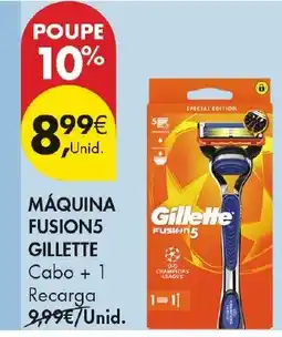 Pingo Doce Máquina fusion5 gillette promoção