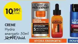 Pingo Doce L'oreal men expert creme hydra energetic promoção
