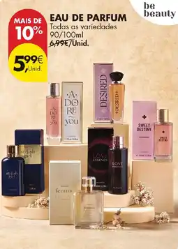 Pingo Doce Be beauty eau de parfum promoção