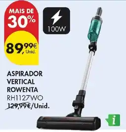 Pingo Doce aspirador vertical rowenta rh1127wo promoção