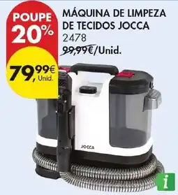 Pingo Doce Máquina de limpeza de tecidos jocca promoção