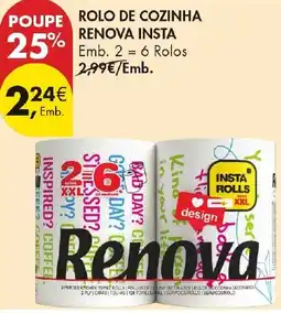 Pingo Doce Rolo de cozinha renova insta promoção