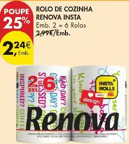 Pingo Doce Rolo de cozinha renova insta promoção