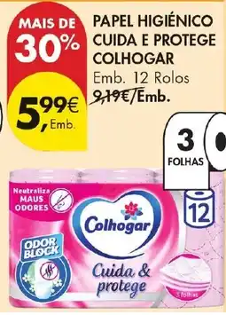 Pingo Doce Papel higiénico cuida e protege colhogar promoção