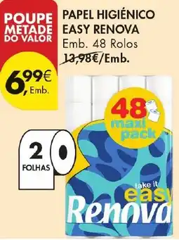Pingo Doce Papel higiénico easy renova promoção