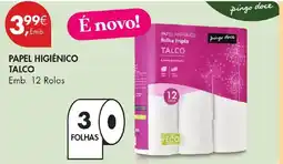 Pingo Doce Papel higiénico talco pingo doce promoção
