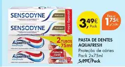 Pingo Doce Pasta de dentes aquafresh promoção