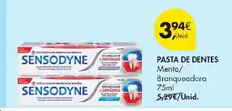 Pingo Doce sensodyne pasta de dentes menta/branqueadora promoção