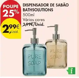 Pingo Doce Dispensador de sabão bathsolutions promoção