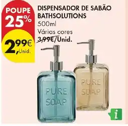 Pingo Doce dispensador de sabão bathsolutions promoção
